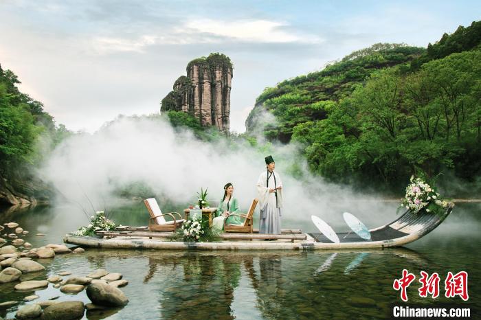 图为剧本杀游戏场景之一。　武夷山景区 供图